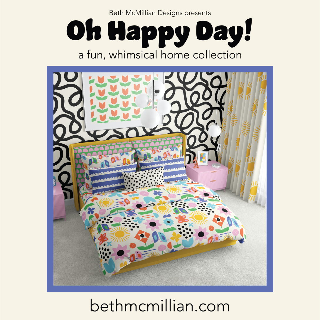 Oh Happy Day Bedroom