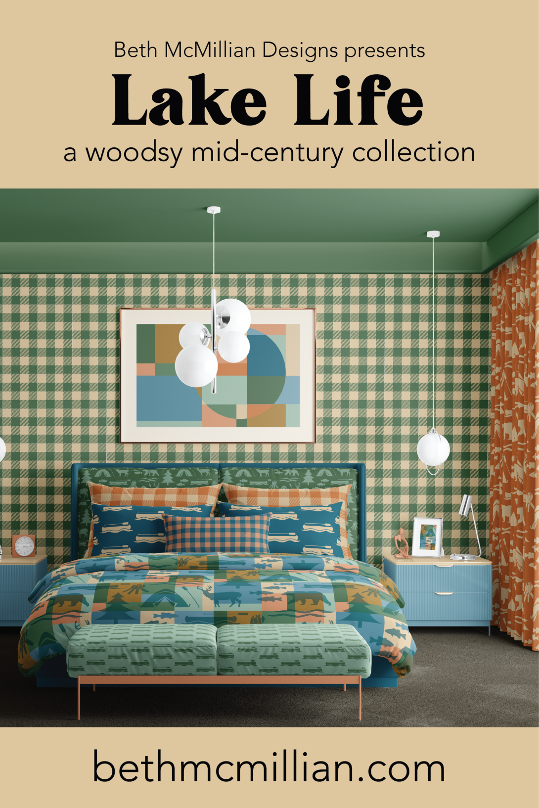 Lake Life Bedding Collection by Beth McMillian Designs
